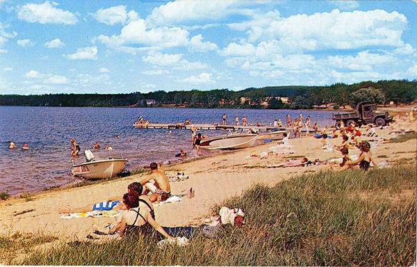 Grayling Public Beach Lake Margrethe